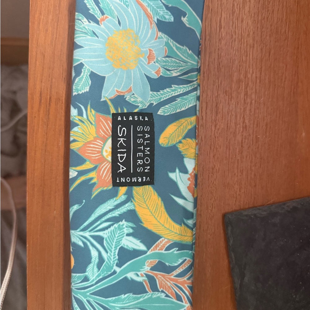 Skida Floral Hairband - Blue and Orange